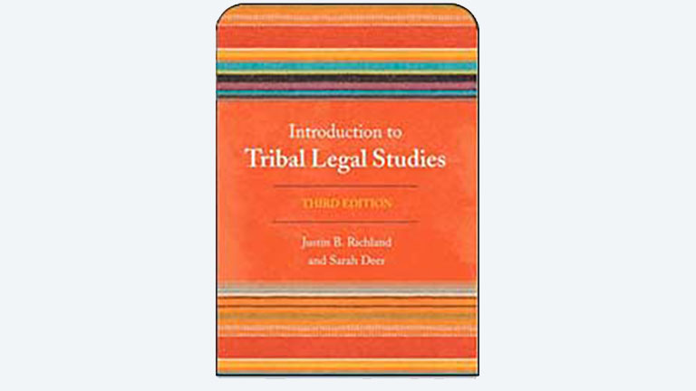 Image of book cover for "Introduction to Tribal Legal Studies"